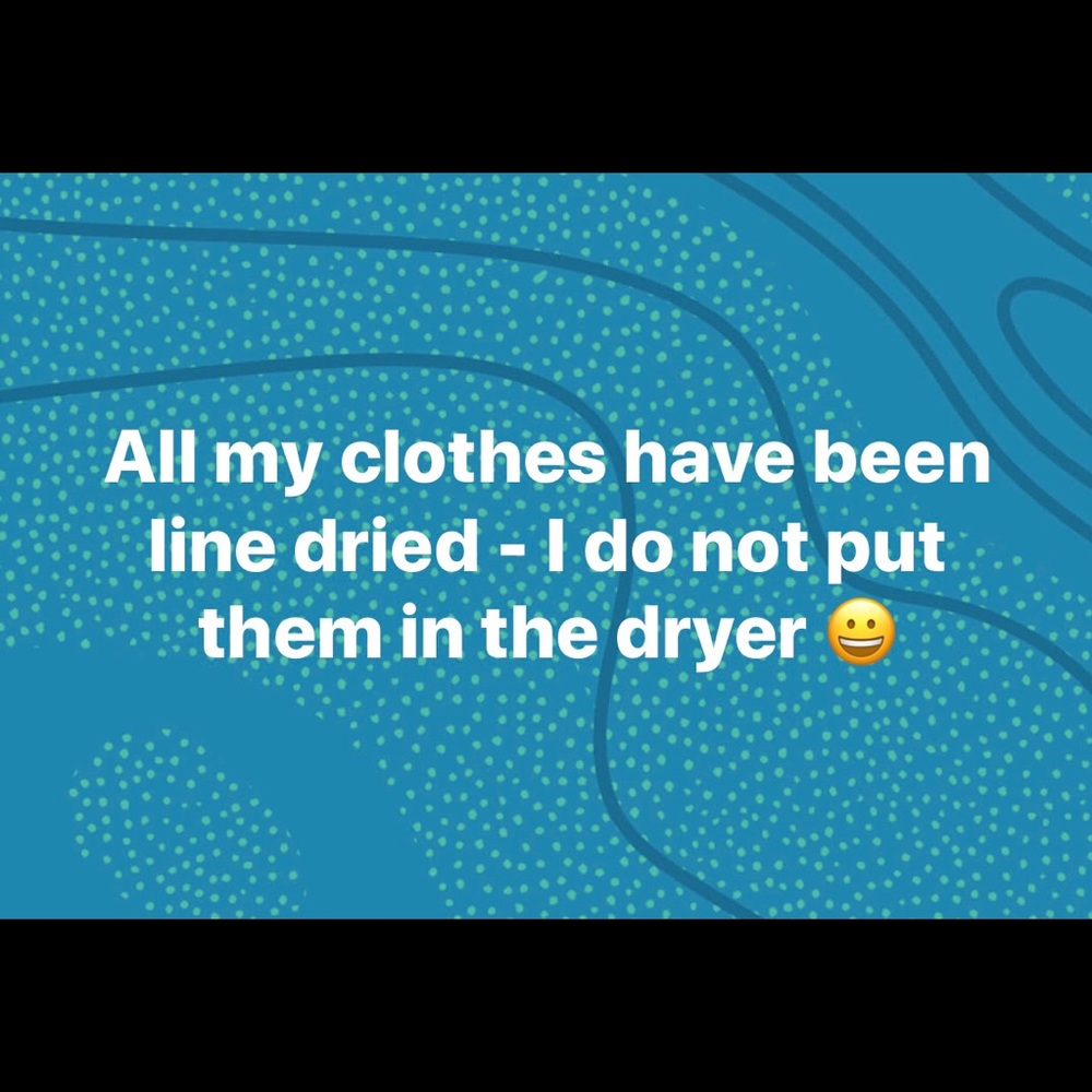 Line dried